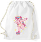 printfashion Görkoris unikornis - Sportzsák, Tornazsák - Fehér (11689170)