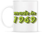 printfashion made-in-1969-green-grey - Bögre - Fehér (790358)