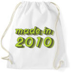 printfashion made-in-2010-green-grey - Sportzsák, Tornazsák - Fehér (490119)