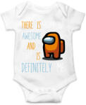 printfashion Among us me is awesome - Baba Body - Fehér (4196698)