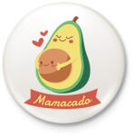 printfashion Kismama avokádó - Kitűző, hűtőmágnes - Fehér (14709212)