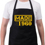 printfashion 1960 - Kötény - Fekete (12787891)