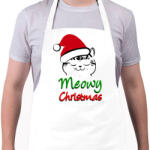printfashion Meowy Christmas! - Kötény - Fehér (4901788)