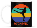 printfashion Kickbox - Harcművészet - Bögre - Fekete (7569987)
