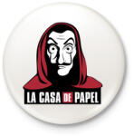 printfashion La casa de papel - Kitűző, hűtőmágnes - Fehér (4649667)