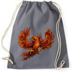 printfashion Főnix - Sportzsák, Tornazsák - Grafitszürke (175737)