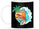printfashion flamingo - Bögre - Fekete (13660117)