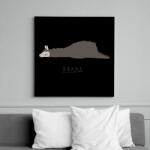 printfashion Drama - Vászonkép - Fekete (14683713)