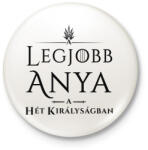 printfashion got-legjobb-anya-black - Kitűző, hűtőmágnes - Fehér (3078057)