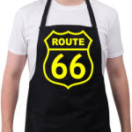 printfashion route 66 - Kötény - Fekete (11594724)