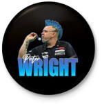 printfashion Peter Wright - Kitűző, hűtőmágnes - Fekete (15547287)