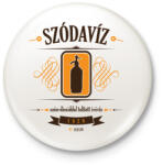 printfashion szodaviz-brown-orange - Kitűző, hűtőmágnes - Fehér (3076719)