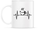printfashion Ekg kávé - Bögre - Fehér (2418865)