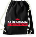 printfashion Az én kasszám - Sportzsák, Tornazsák - Fekete (8805313)