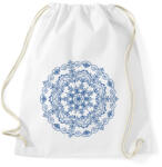 printfashion Kékfestő mandala - Sportzsák, Tornazsák - Fehér (4069106)