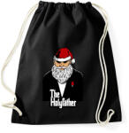 printfashion Mikulás keresztapa - Sportzsák, Tornazsák - Fekete (11174670)