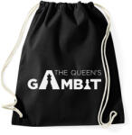 printfashion The Queen's Gambit logo - Sportzsák, Tornazsák - Fekete (4820127)
