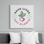 printfashion Vega életmód - Vászonkép - Fehér (6641134)