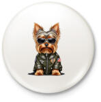 printfashion yorkie - Kitűző, hűtőmágnes - Fehér (15216089)