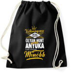printfashion Volkswagenes anyuka - Sportzsák, Tornazsák - Fekete (4741125)