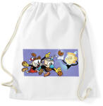 printfashion Cuphead sütik - Sportzsák, Tornazsák - Fehér (7039814)
