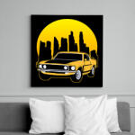 printfashion Sport autó - Vászonkép - Fekete (13055935)