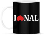 printfashion I love @nal - white - Bögre - Fekete (16770757)
