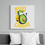 printfashion Avocardio - Vászonkép - Fehér (6636558)