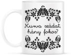 printfashion Kurva szádat, hány fokos? - Bögre - Fehér (16381460)