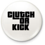 printfashion Clutch or Kick - Kitűző, hűtőmágnes - Fehér (3081155)