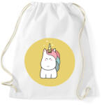 printfashion Cuki egyszarvú - Sportzsák, Tornazsák - Fehér (1146318)