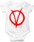 printfashion Vendetta logo - Baba Body - Fehér (2887343)