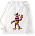 printfashion Freddy - Fazbear & Friends FNAF - Sportzsák, Tornazsák - Fehér (7019786)