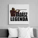 printfashion Vadász Legenda - Vászonkép - Fehér (16331903)
