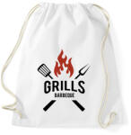 printfashion Grill - Sportzsák, Tornazsák - Fehér (15810073)