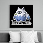 printfashion Wumpo - palworld - Vászonkép - Fekete (15741110)