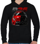 printfashion Nissan GT-R R35 - Férfi kapucnis pulóver - Fekete (11419947)