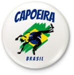 printfashion CAPOEIRA BRASIL - Kitűző, hűtőmágnes - Fehér (9407218)