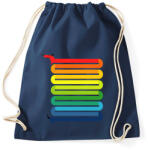 printfashion Szivárvány Kutya - Sportzsák, Tornazsák - Sötétkék (981917)
