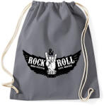 printfashion Rock and Roll fesztivál - Sportzsák, Tornazsák - Grafitszürke (5144321)