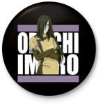 printfashion Orochimaru - Kitűző, hűtőmágnes - Fekete (3099616)