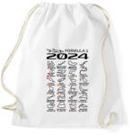 printfashion Formula 1 2024 F - Sportzsák, Tornazsák - Fehér (15670486)