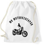 printfashion mr motorkerékpár - Sportzsák, Tornazsák - Fehér (1354669)