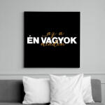 printfashion Én vagyok az a minden - páros minta - Vászonkép - Fekete (16813855)