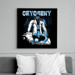 printfashion Új kriogén - Vászonkép - Fekete (6642119)