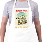 printfashion Kemény dolog a horgászat - Kötény - Fehér (6284818)
