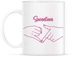 printfashion Seventeen kezek - Bögre - Fehér (7461829)