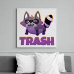 printfashion Trashpanda - Vászonkép - Fehér (16278482)
