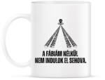 printfashion A Fábiám nélkül nem indulok el sehova - Bögre - Fehér (14379528)