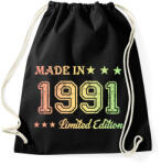 printfashion 1991 - Sportzsák, Tornazsák - Fekete (6170797)